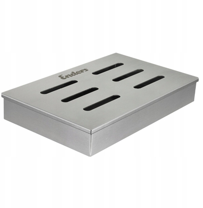 Кутија за чадење Enders Smoking Box, нерѓосувачки челик, 21 x 13.5 x 3.5 cm, сребрена