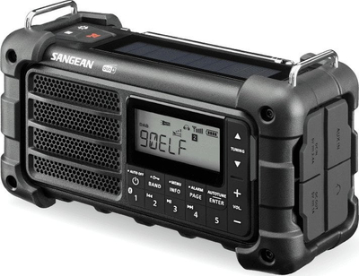 Radio portative Sangean MMR-99, DAB+ FM, IP55, e zezë
