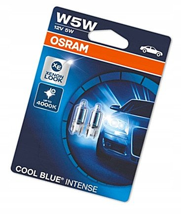 Llamba makine OSRAM 2825CBN, W5W 12V 5W, COOL BLUE INTENSE, dritë e ftohtë