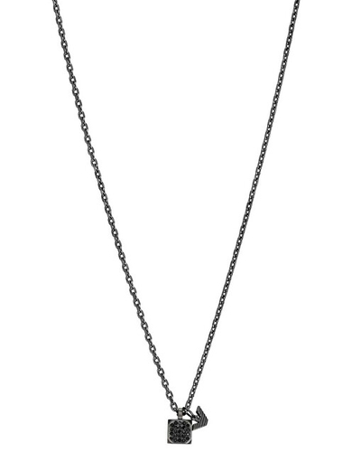 Qafore për meshkuj Emporio Armani EGS3083060, 50 cm, e argjendtë