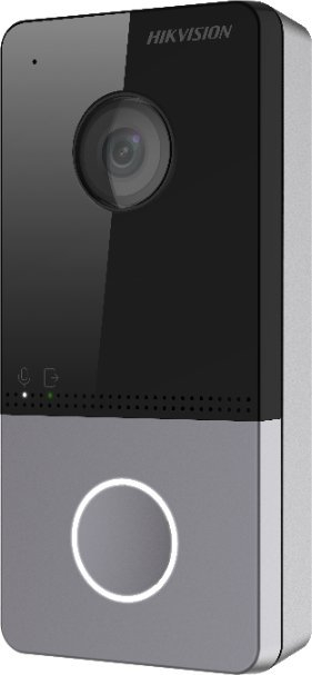 Stacion dere inteligjent Hikvision DS-KV6113-WPE1, 2MP, Wi-Fi, i zi gri