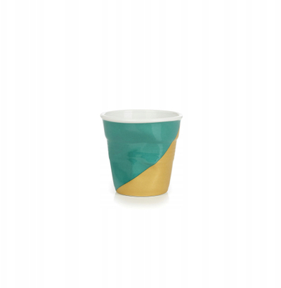 Шолја REVOL Froisses Little Cup Twist, 80 ml, зелена
