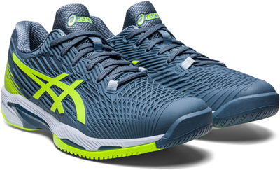 Патики тенис ASICS Solution Speed FF 2, мрежа, амортизација, сини со зелено