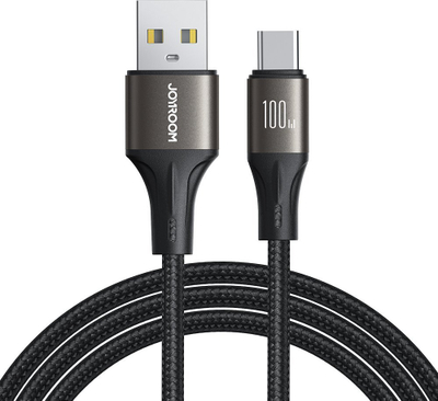 Kabllo USB Joyroom SA25 AC6, USB A në USB C, 100W, 1.2m, e zezë
