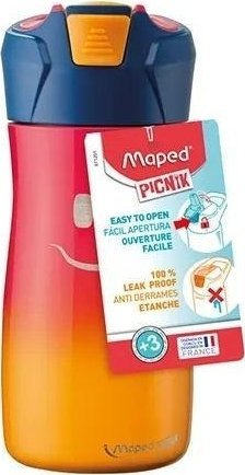 Shishe uji Maped, çelik inox, 430ml, rozë