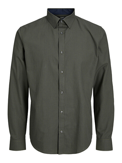 Këmishë Jack&Jones JPRBLABELFAST Comfort Fit 12239027 Olive Night