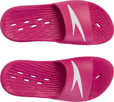 Shapka Speedo Slider, slip-on, për pishinë, rozë