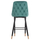 Set karrige bari Serenity HM8519.03, kadife, 110cm, jeshile