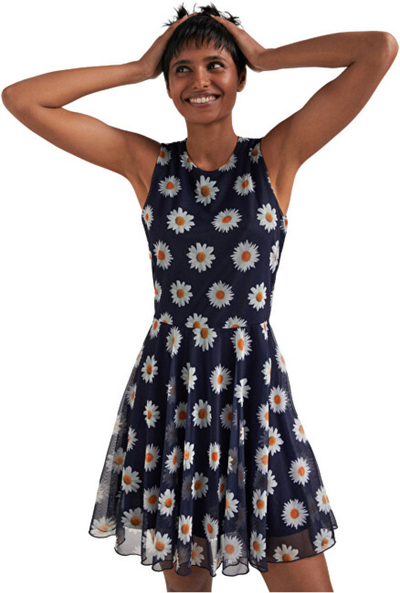 Fustan Desigual Vest Nachavip 22SWVK485001, i kaltër