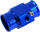 Adapter sensor temperature uji Turboworks 28mm, 1/8 NPT, blu