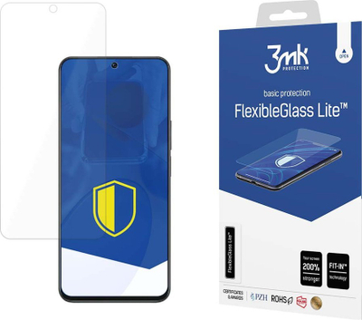 Xham mbrojtës 3MK FlexibleGlass Lite për Honor Play 8T, hibrid, transparent