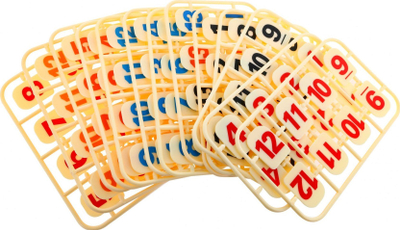 Loja tavoline Logico Logical Number Game Rummy, për fëmijë 3+, edukative, shumëngjyrëshe