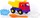 Set lodrash plazhi Pokusa Mirage Truck, 4 pjesë, kamion me benë, shumëngjyrësh