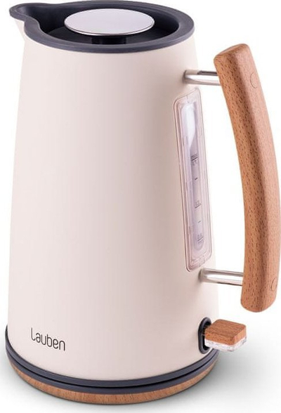Ibrik elektrik Lauben 17CR, 1.7L, 2200W, krem