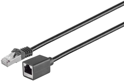 Kabllo rrjeti Microconnect MC-SFTP-CAT710EXT-S, Cat7 S/FTP, 10 m, e zezë