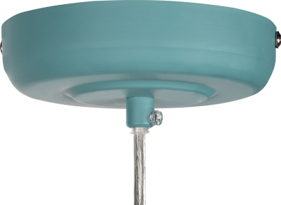 Lampë varëse Beliani Senia, metal, 45 cm, ngjyrë turquoise