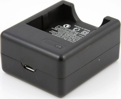 Karikues USB dyshe Xrec për bateri, për kamera Xiaomi Yi 2 4K, i zi