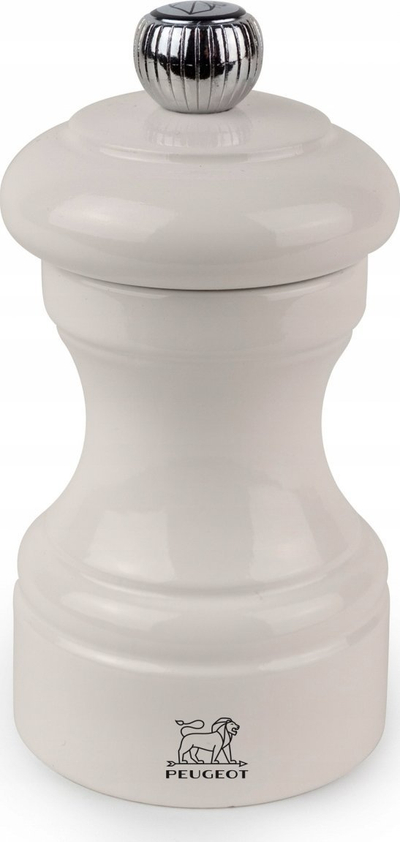Mulli për piper Peugeot Bistro, dru, 10cm, ivory