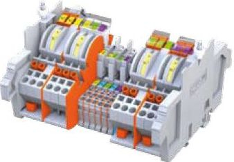 Shirit matës Wago LPW 847-356/060-1000, 19 pole, 60V AC, gri