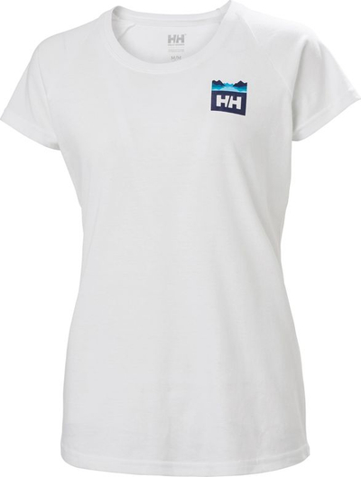 Bluzë për femra Helly Hansen Nord Graphic Drop, madhësia S, e bardhë (62985_001)