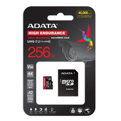Kartë memorike MicroSDXC Adata 256GB, Class 10, me adapter SD