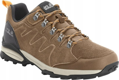 Këpucë trekking Jack Wolfskin Refugio Texapore Low W, për femra, kafe