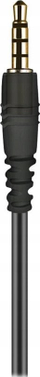 Kufje Sandberg MiniJack on-ear, me mikrofon te kablli, stereo, me kabllo 3.5mm, të zeza