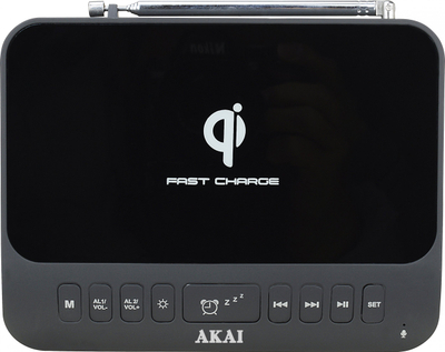 Radio ora Aiwa AKAI ACRB-1000, Bluetooth 5.1, karikues me valë, e zezë