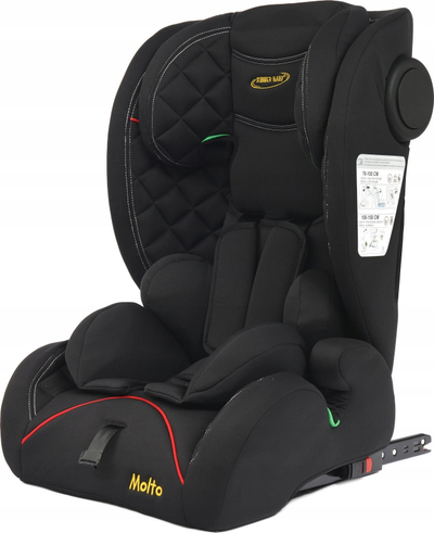 Sedilje makine për kalamaj Summer Baby Molto i-Size, 76-150cm, ISOFIX R129 SPS, e zezë