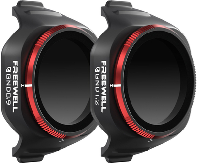Градиент филтри за дрон Freewell Mini 5 Pro, сет 2 парчиња, за DJI Mini 5 Pro, црни