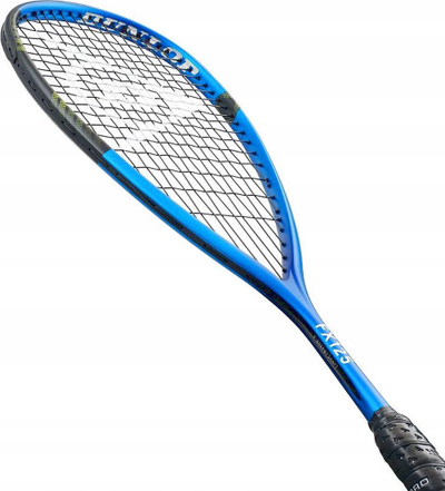 Ракета за сквош Данлоп FX 125, 125 g, 500 cm², сина