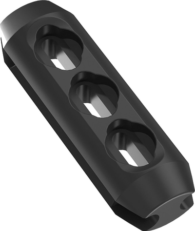 Kabllo magnetike RealPower Magnetic Cable 3A, 20cm, me adaptera, e zezë