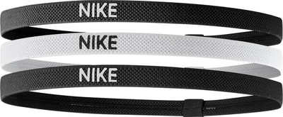 Shirit flokësh Nike Hairbands N1004529036OS, set me 3 copë, shumëngjyrësh
