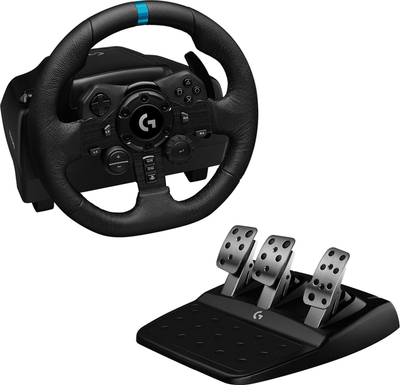 Timon Logitech + ndërrues i shpejtësive Logitech G923 PS5/PS4/PC