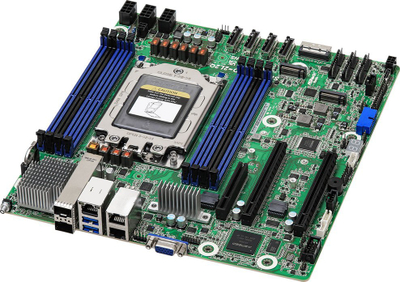 Pllakë amë serveri ASRock Rack SIENAD8UD-2L2Q, Socket SP6 AMD EPYC 8004, DDR5, jeshile