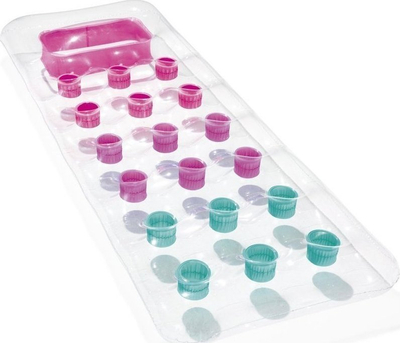 Dyshek uji i fryrë Bestway 43040, 188x71 cm, PVC i qëndrueshëm, transparent