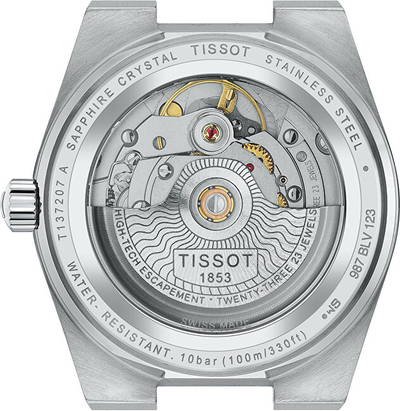 Orë për femra Tissot PRX 35 mm Powermatic 80 T137.207.11.051.00, e argjendtë