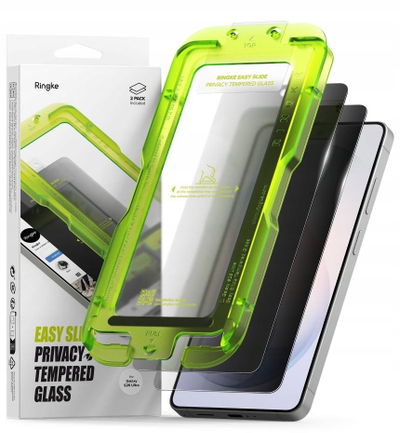 Xham mbrojtës Ringke Easy Slide Galaxy S26 Ultra, privacy, tempered glass 2-pack