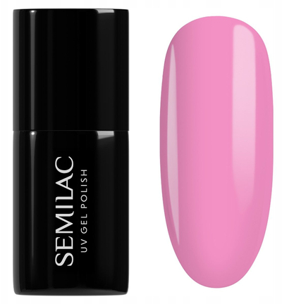 Llak gjeli hibrid Semilac 967 Pink Blush, 7ml, rozë pastel