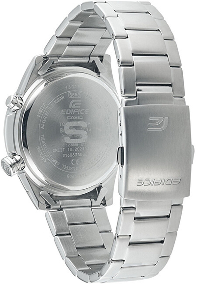 Orë për meshkuj Casio Edifice Smartphone Link Tough Solar hCA3827, e argjendtë