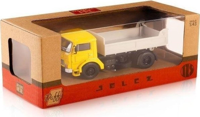 Maket kamioni Jelcz 317 Tipper Daffi, shkallë 1:43, metal, i verdhë
