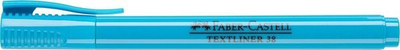 Marker theksues Faber Castell Textliner 38 157751, bojë fosforeshente, blu