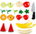 Set lodrash kuzhine Hape Healthy Fruits, 8 pjesë, druri, me ngjyra