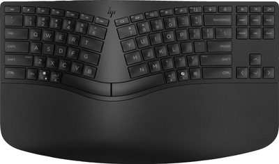 Tastierë pa tela HP Ergonomic, numrike, Bluetooth USB, e zezë