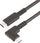 Kabllo StarTech USB C 2m, kënd i djathtë, 5 Gbps, 100W PD, i zi