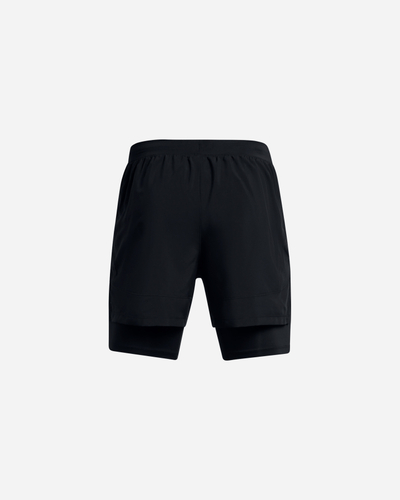 Shorce sportive Under Armour UA Launch 2 in 1 7, për meshkuj, të zinj