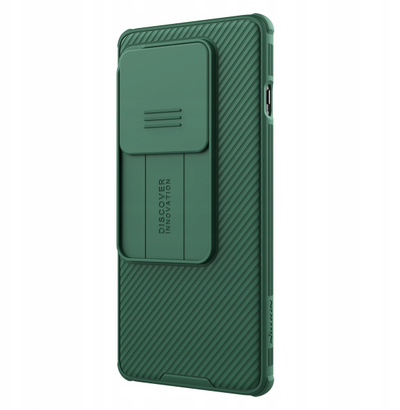 Mbulesë telefoni Nillkin CamShield Pro për OnePlus 12R, me mbrojtje me slider te kamera, jeshile