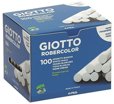 Shkumësa për tabela Giotto Robercolor 538800, kuti 100 copë, të bardhë