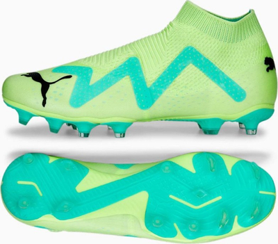 Këpucë futbolli Puma FUTURE Match LL FG AG M 107176 03, për bar natyral dhe artificial, të gjelbra