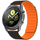 Rrip ore Watch 20mm me mbyllje magnet, portokalli me të zezë